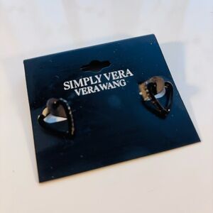 Simply Vera Vera Wang Black Crystal Earrings